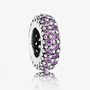 Pandora Purple Pave Sparkle Spacers